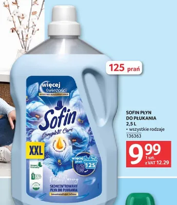 Płyn do płukania Sofin Complete Care XXL 2,5L promocja w Selgros
