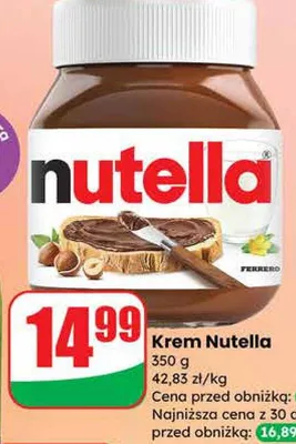 Krem czekoladowy promocja w Dino