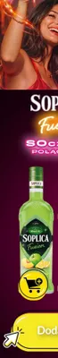 Likier Soplica Fusion zielone jabłuszko brzoskwinia cytryna 0,5 promocja w Lidl
