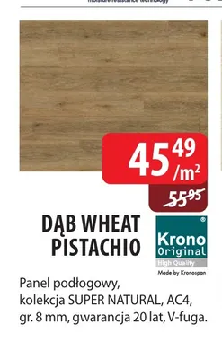 Panel podłogowy Dąb Wheat Pistachio Krono Original promocja w Dobre Dla Domu