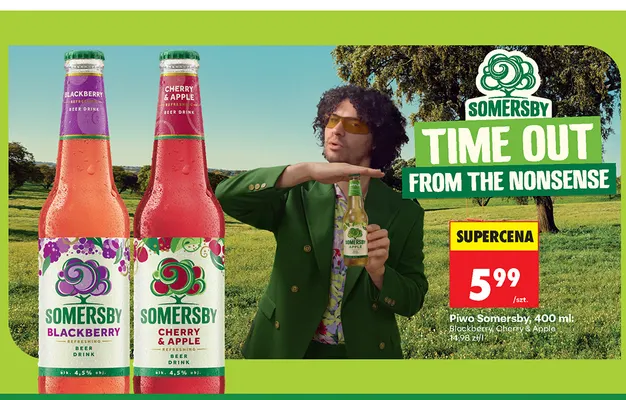 Piwo Somersby Cherry & Apple promocja w Biedronka
