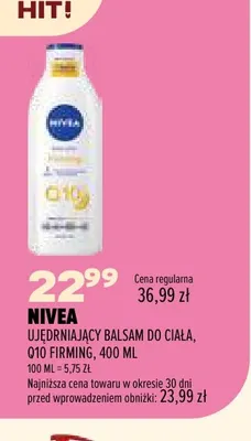 Ujędrniający balsam do ciała Q10 Firming Nivea promocja w Drogerie Natura
