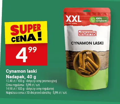 Cynamon laski Nadapak promocja w Twój Market