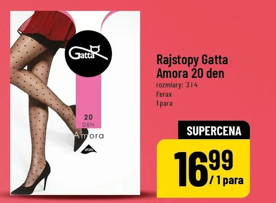 Rajstopy Gatta Amora 20 den rozmiary 3, 4 Terax promocja w POLOmarket