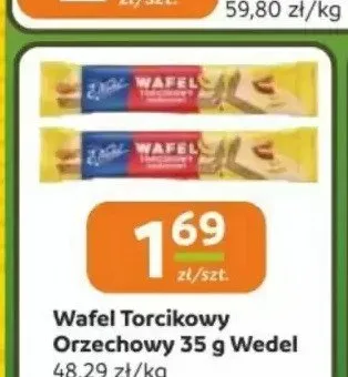 Wafel Torcikowy Orzechowy Wedel 35g promocja w Gama