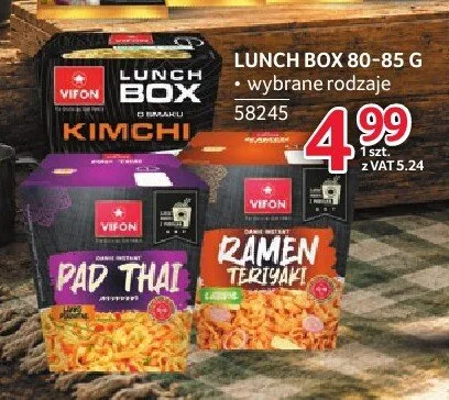 Lunch Box Vifon Ramen Teriyaki promocja w Selgros