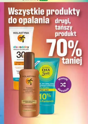 Kosmetyki do opalania promocja w Dino