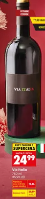 Wino Via Italia promocja w Biedronka