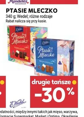 Ptasie Mleczko E.Wedel Czekoladowe promocja w Stokrotka