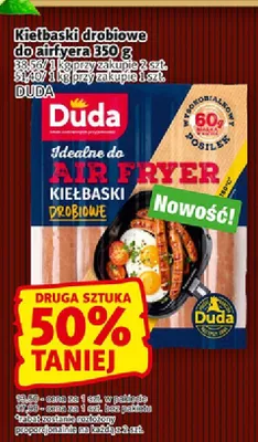Kiełbaski drobiowe do air fryera Duda promocja w Prim Market