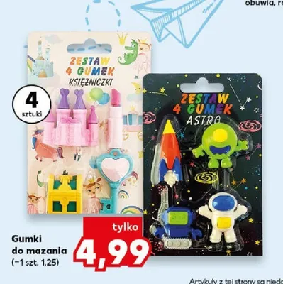 Gumki do mazania Astra 4-pak promocja w Kaufland