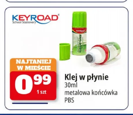 Klej w płynie Keyroad 30 ml promocja w Leclerc