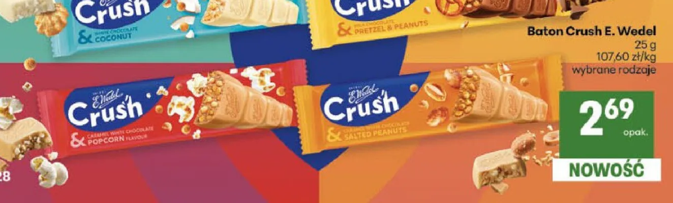 Baton Crush Coconut promocja w Delikatesy Centrum