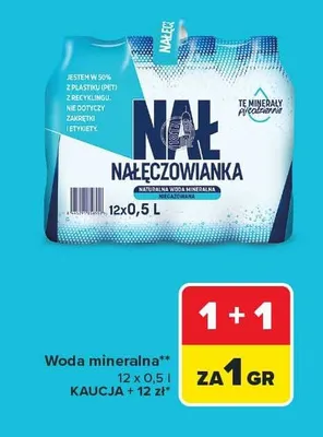 Woda mineralna niegazowana promocja w Carrefour