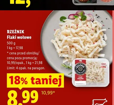 Flaki wołowe Rzeźnik promocja w Lidl