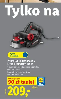 Strug elektryczny Parkside Performance promocja w Lidl
