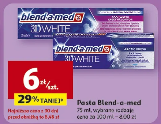 Pasta do zębów Blend-a-med promocja w Auchan
