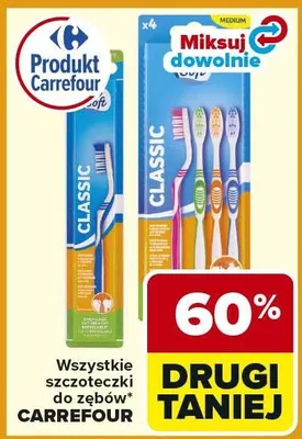 Szczoteczki do zębów classic promocja w Carrefour Market