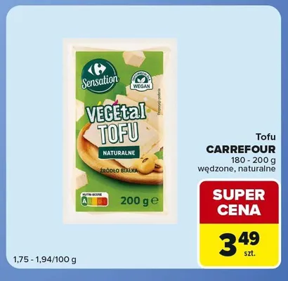 Tofu Carrefour Sensation naturalne promocja w Carrefour Market