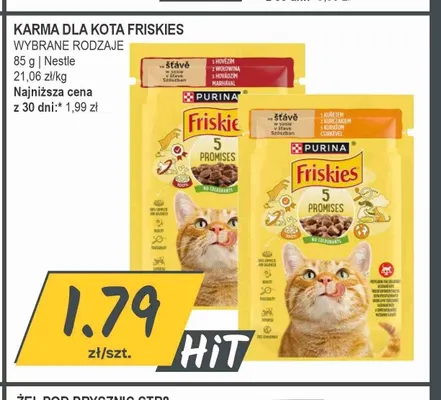 Karma dla kota Friskies z kurczakiem promocja w Słoneczko