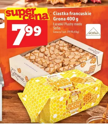 Ciastka francuskie Grona Łazanki promocja w TOPAZ