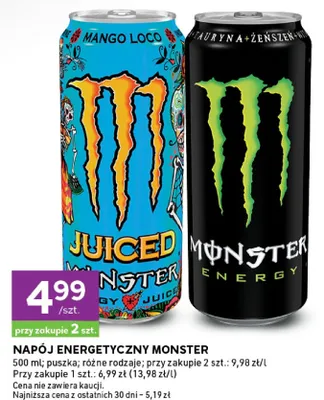 Napój energetyczny Mango Loco promocja w Stokrotka