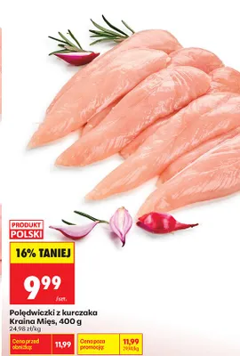 Polędwiczki z kurczaka Kraina Mięs promocja w Biedronka