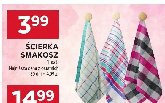 Ścierka Smakosz promocja w Stokrotka