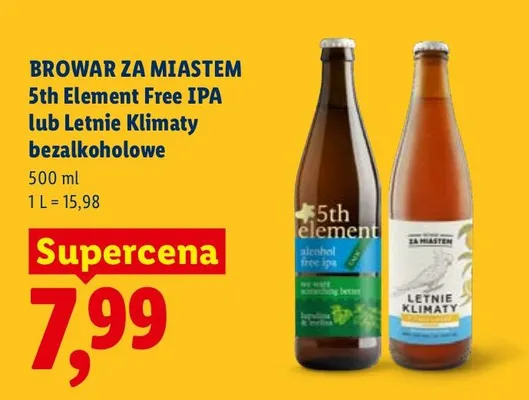Piwo Letnie Klimaty bezalkoholowe promocja w Lidl