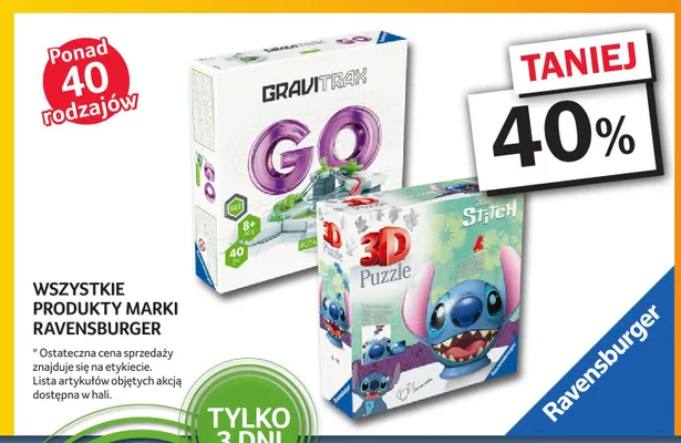 Puzzle 3D Stitch Ravensburger promocja w Selgros
