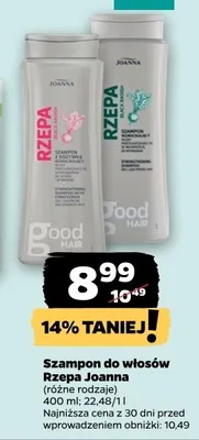 Szampon do włosów Rzepa Joanna promocja w Netto