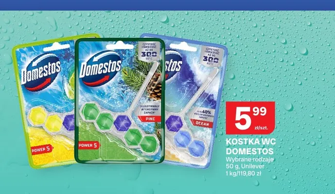 Kostka WC Domestos promocja w Chorten