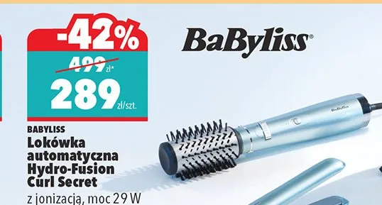 Lokówka automatyczna Hydro-Fusion Curl Secret z jonizacją promocja w Biedronka