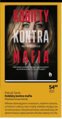 Książka Kobiety kontra mafia Patryk Szulc promocja w Empik