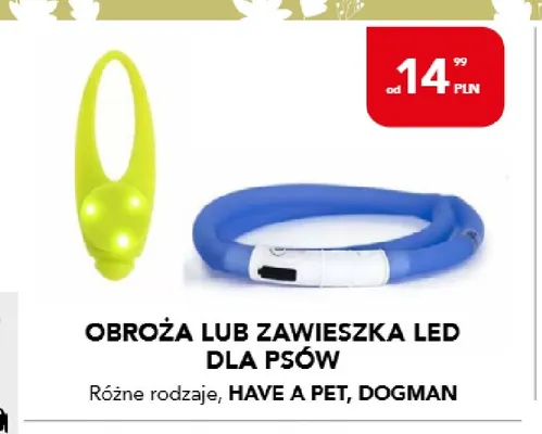 Obroża LED dla psów Have a Pet Dogman promocja w Aquael zoo