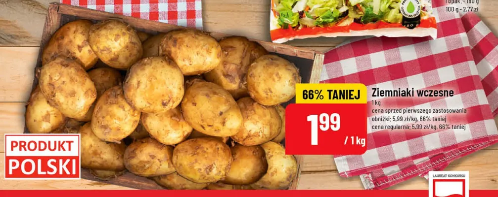 Ziemniaki wczesne polskie POLOmarket promocja w POLOmarket
