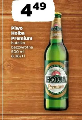 Piwo Holba Premium promocja w Netto