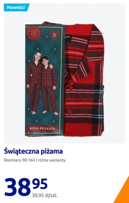 Świąteczna piżama promocja w Action