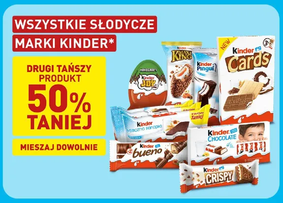 Jajko niespodzianka Kinder Joy promocja w Aldi
