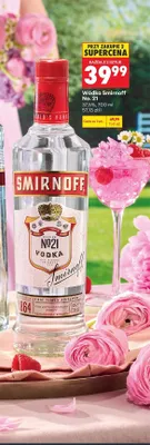 Wódka Smirnoff No. 21 37,5% promocja w Biedronka