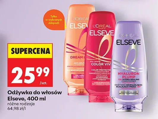Odżywka do włosów 400ml promocja w Biedronka