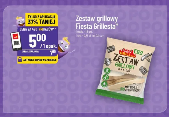 Zestaw grillowy Fiesta Grillesta promocja w POLOmarket