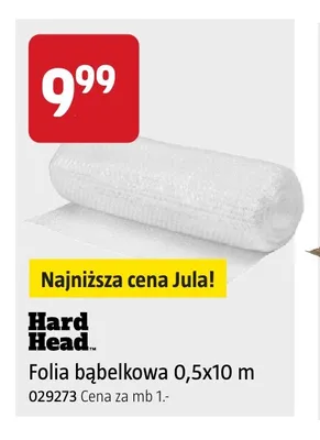 Folia bąbelkowa Hard Head 0,5x10 m promocja w Jula