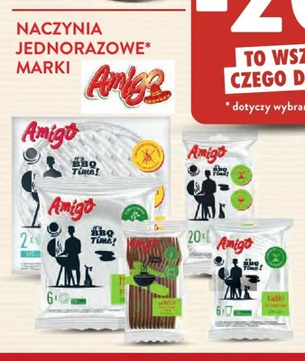 Talerze papierowe Amigo promocja w Intermarche