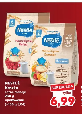 Kaszka mleczno-ryżowa 5 owoców Nestlé promocja w Kaufland