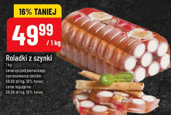 Roladki z szynki promocja w POLOmarket