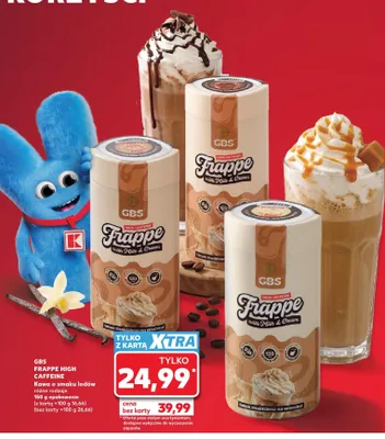 Kawa GBS Frappe High Caffeine o smaku lodów czekoladowych promocja w Kaufland