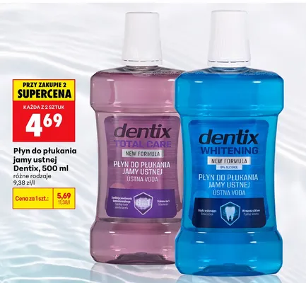 Płyn do płukania jamy ustnej Dentix promocja w Biedronka