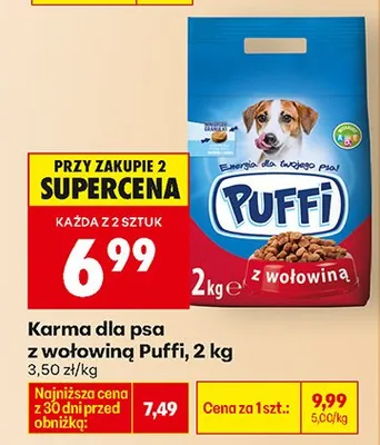 Karma dla psa z wołowiną promocja w Biedronka