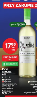Wino Porca de Murça czerwone wytrawne promocja w Żabka